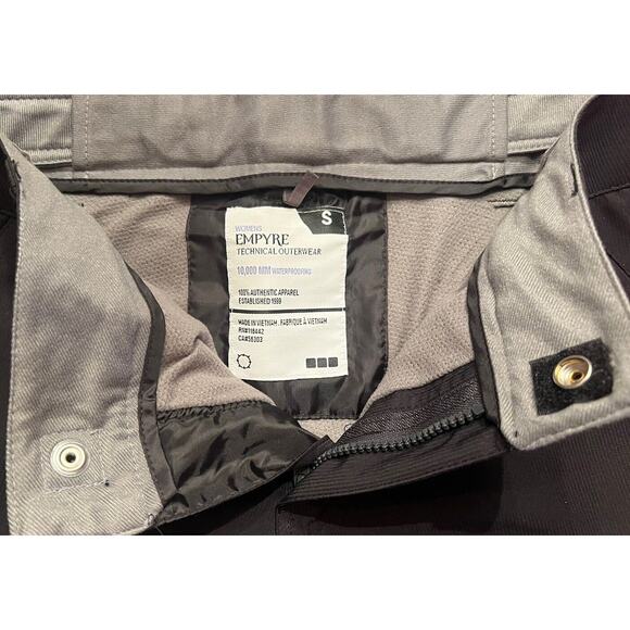 Womens EMPYRE Technical Pants 10,000 MM Waterproof Ski Snowboard Black Sz Small - Picture 11 of 12